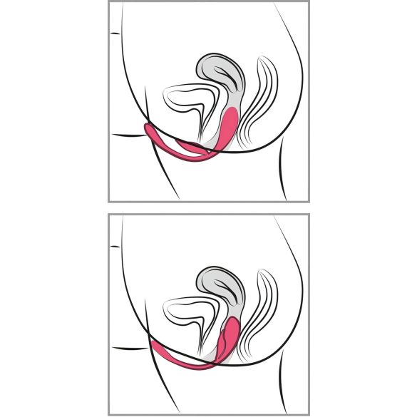SMILE - vibruojantis kiaušinėlis su nuotoliniu valdymu - rožinis