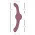 You2Toys - dvigubas vibratorius - vibruojantis - violetinis