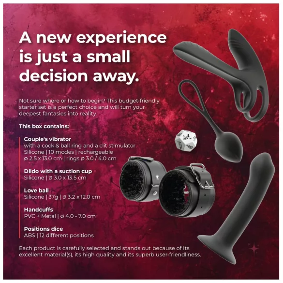 Magic Shiver Together - sekso rinkinys poroms - 5 dalių