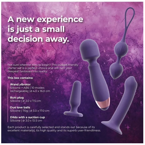 Magic Shiver Feminine - sekso rinkinys moterims - 4 dalių