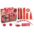 You2Toys - vibratorius rinkinys - 9 dalių - raudona rožė