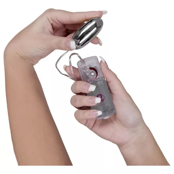 You2Toys - vibruojantis kiaušinėlis Silver Star - sidabrinis
