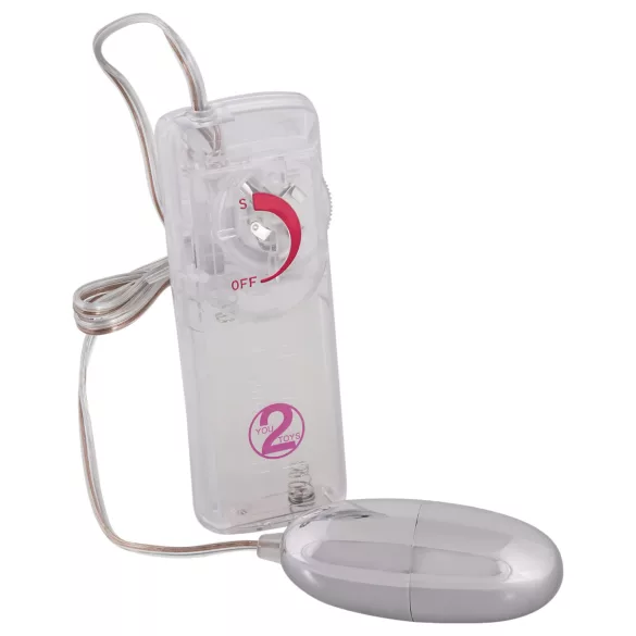 You2Toys - vibruojantis kiaušinėlis Silver Star - sidabrinis