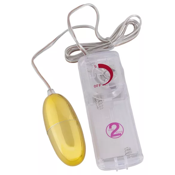 You2Toys - vibruojantis kiaušinėlis - auksinės spalvos