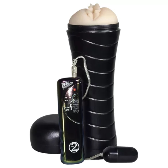 You2Toys - vibruojanti masturbatorius vagina - minkšta, diskreti