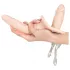 You2Toys - prisegamas dvigubas vibratorius - kūno spalvos