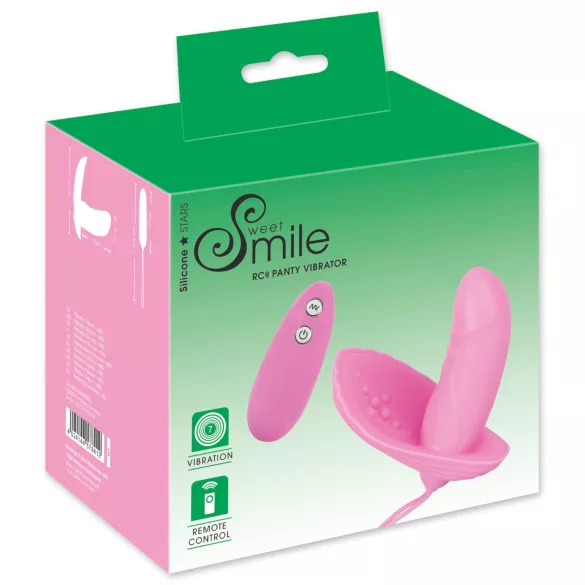 SMILE Shelly - vibruojanti kiaušinėlis su nuotoliniu valdymu - rožinis