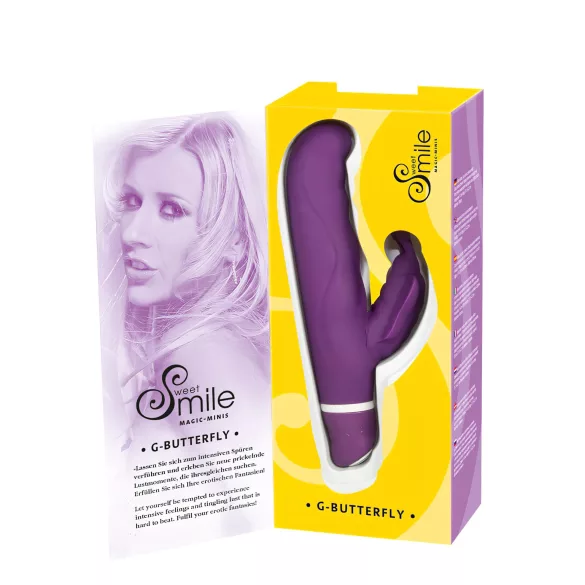 SMILE - klitorinis vibratorius su dirželiu - drugelio forma