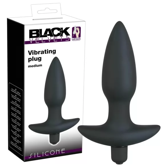 Black Velvets - vibruojantis analinis kaištis - vidutinis