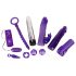 You2Toys - Purpurinis Malonumas - vibratorinis rinkinys (9 dalių)