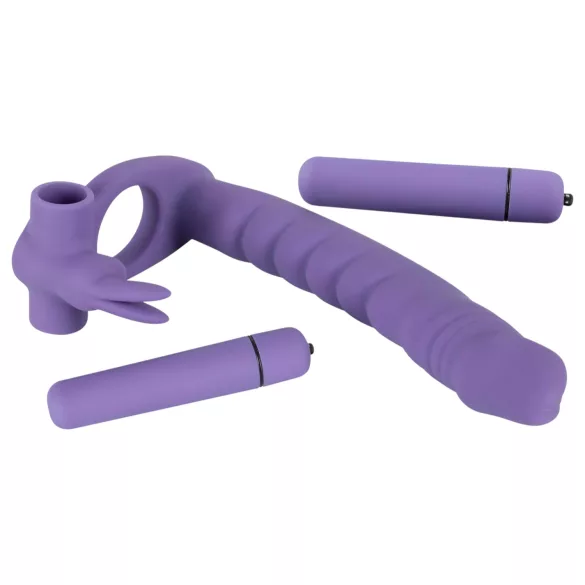 You2Toys - analinis vibratorius 3in1 - violetinis