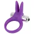 SMILE Rabbit - vibruojantis penio žiedas - silikoninis - violetinis