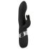 SMILE Blacky - dviejų varikliukų USB vibratorius (juodas)