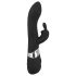 SMILE Blacky - dviejų varikliukų USB vibratorius (juodas)