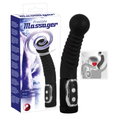   You2Toys - prostatos masažuoklis - besisukantis vibratorius juodas