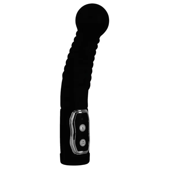 You2Toys - prostatos masažuoklis - besisukantis vibratorius juodas