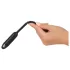 You2Toys Pearl Dilator - šlaplės vibratorius su rutuliukais - 0,8 cm juodas
