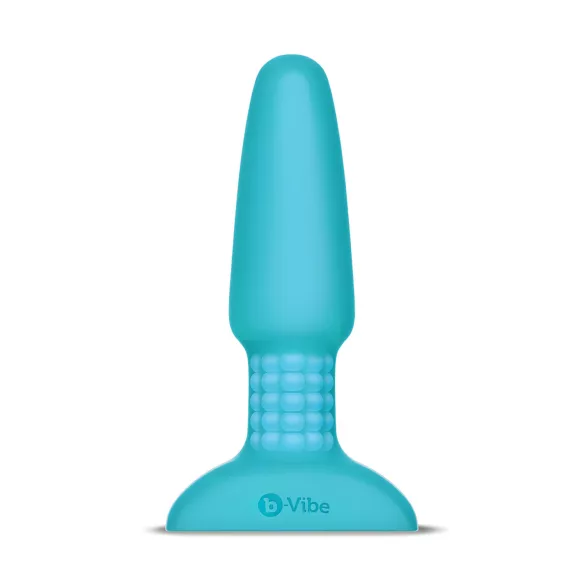 b-Vibe - analinis vibratorius su besisukančiomis granulėmis - įkraunamas