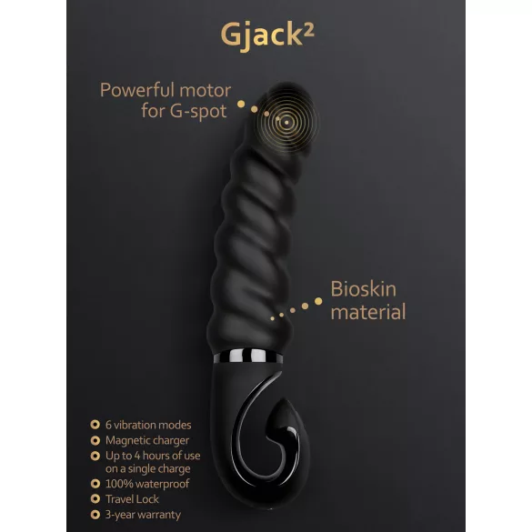 Gvibe G-jack 2 - vibruojantis silikoninis vibratorius