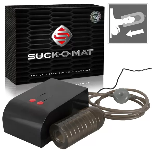 Suck-O-Mat - masturbatorius su galinga siurbimo funkcija - tinklo maitinimas