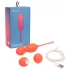We-Vibe Bloom - kėgelio kamuoliukas su keičiamais svoriais - oranžinis