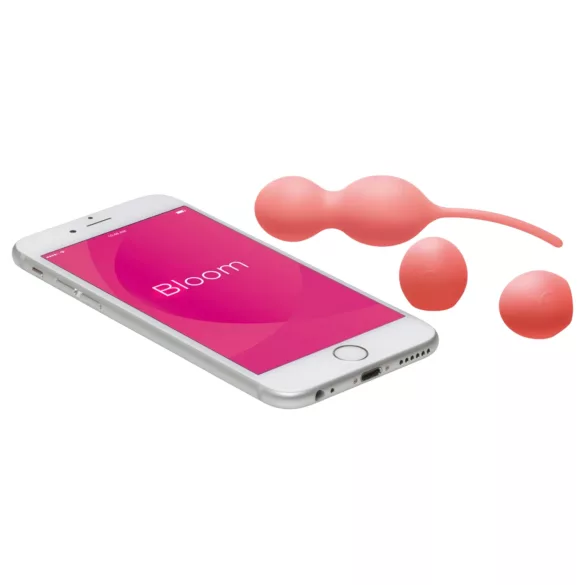 We-Vibe Bloom - kėgelio kamuoliukas su keičiamais svoriais - oranžinis