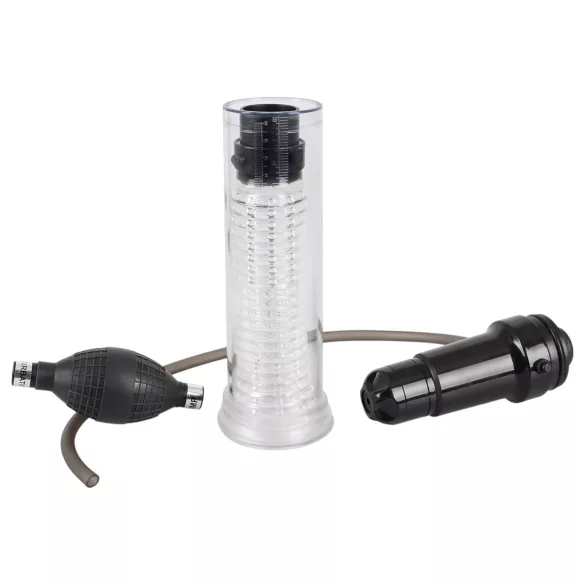 You2Toys - penio pompa ir masturbatorius 2in1 - permatoma