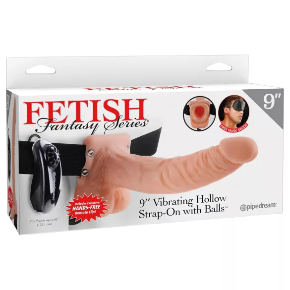 Pipedream - Fetish Strap-on 9 - prisegamas vibratorius (kūno spalvos)