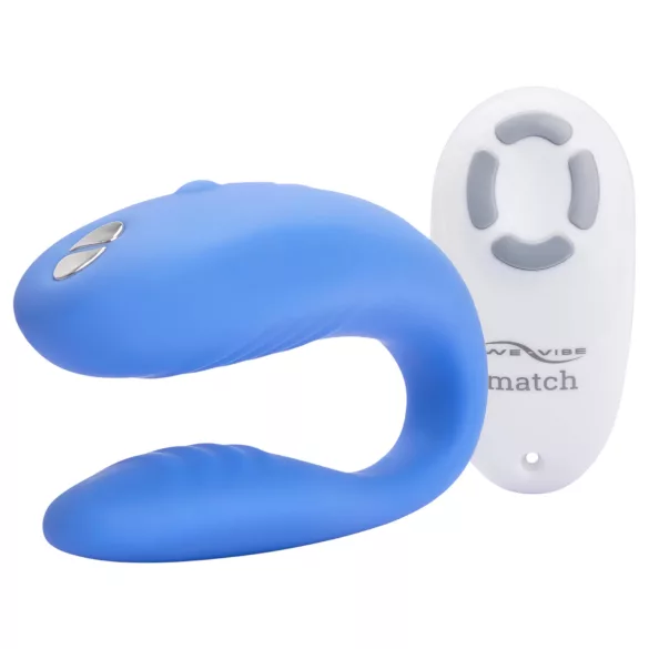 We-Vibe Match - poroms vibratorius - vandeniui atsparus, įkraunamas, mėlynas