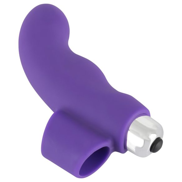 SMILE Finger - banguotas silikoninis piršto vibratoriaus (violetinis)