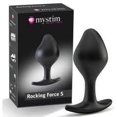   mystim Rocking Force S - elektros analinis kaištis - mažas juodas