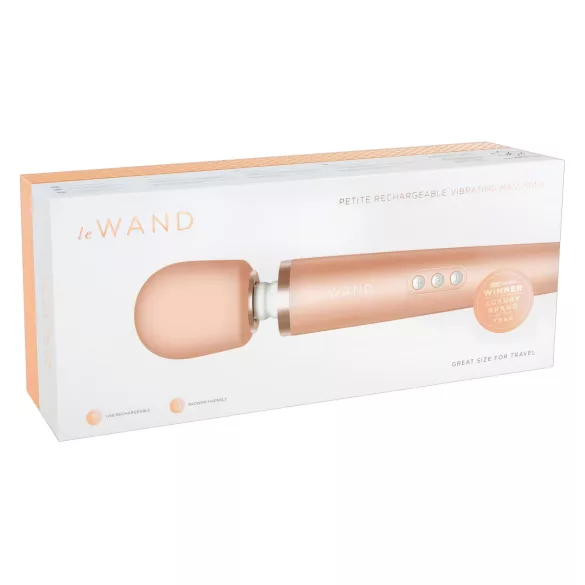 Le Wand Petite - masažinis vibratorius - rožinio aukso spalva