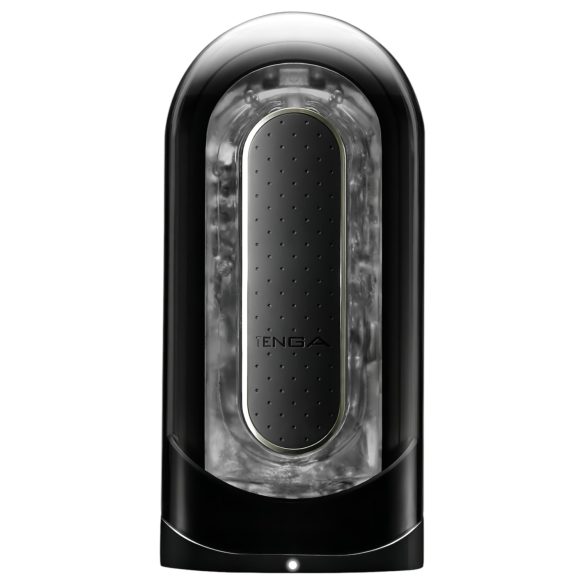 TENGA Flip Zero - juodoji vibracinė masturbatorė