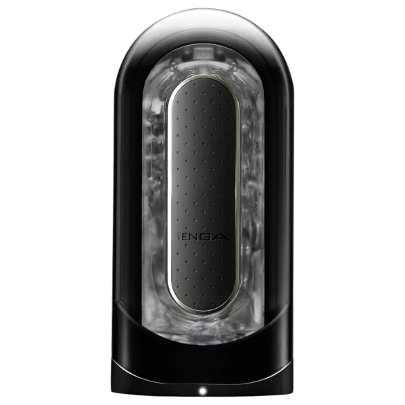 TENGA Flip Zero - vibruojantis masturbatorius - juodas