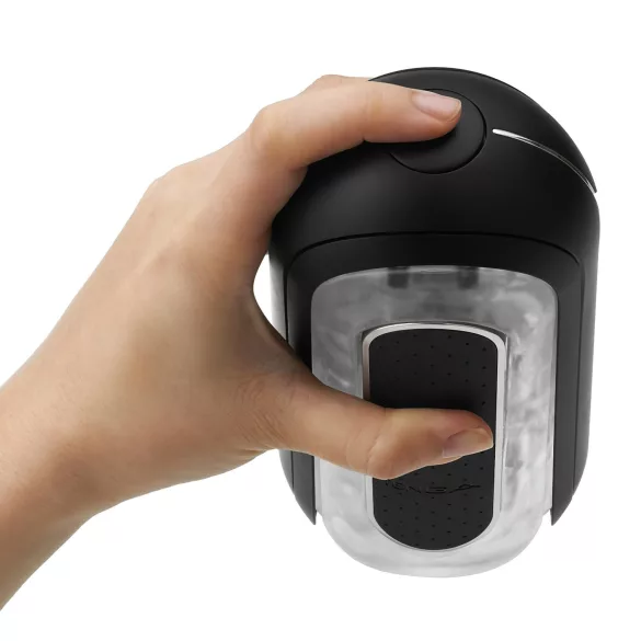 TENGA Flip Zero - vibruojantis masturbatorius - juodas