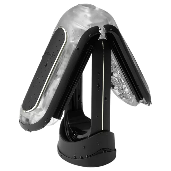 TENGA Flip Zero - vibruojantis masturbatorius - juodas