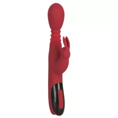   You2Toys - G taško vibratorius - stūmuojantis, sukamas, šildomas - raudonas