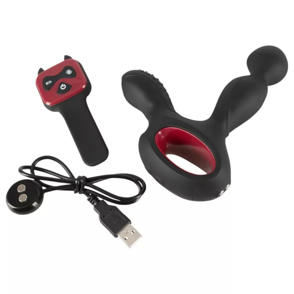 You2Toys - prostatos masažuoklis vibratorius su šildymu ir sukamąja funkcija