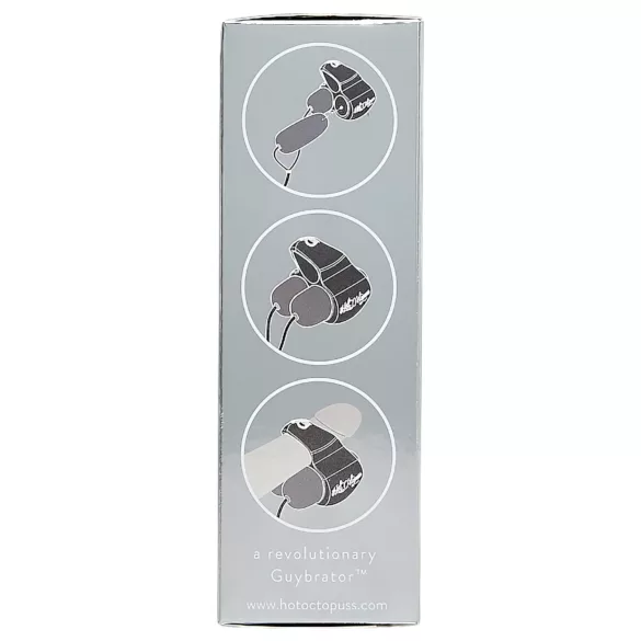 HOT Octopuss JETT - varpos galvutės vibratorius - 2 varikliai - juodas