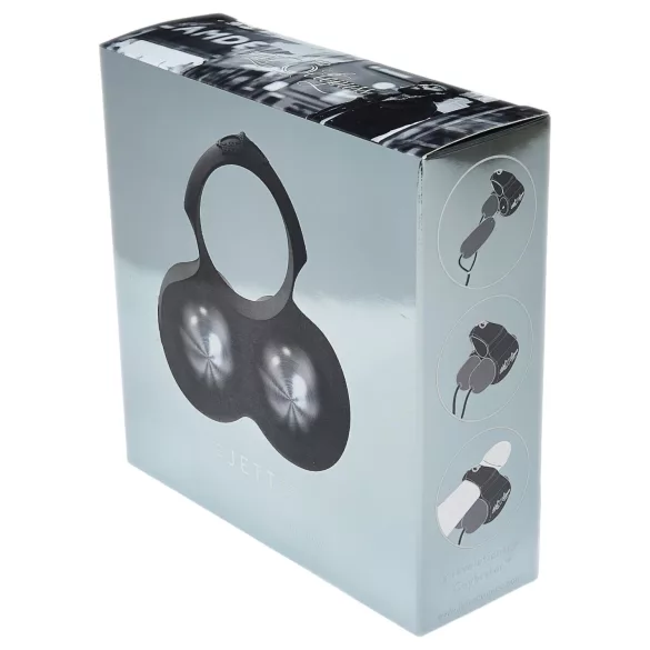 HOT Octopuss JETT - varpos galvutės vibratorius - 2 varikliai - juodas