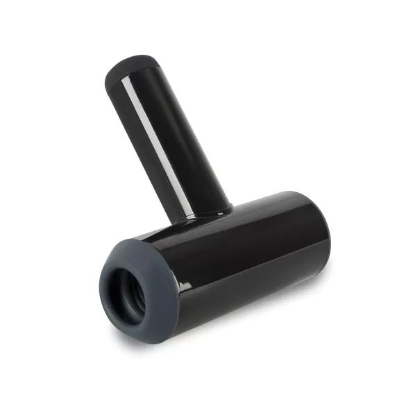 Rebel - masturbatorius vyrams - judantis, vibruojantis - juodas, įkraunamas