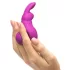 Happyrabbit - klitorinis triušio vibratoriaus - silikonas - violetinis