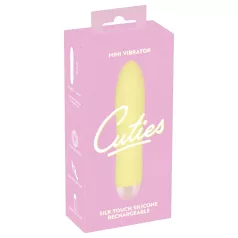   Cuties Mini Geltonas - įkraunamas silikoninis vibratorius (geltonas)