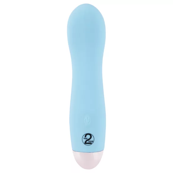 You2Toys - Cuties Mini Blue - akumuliatorinis G-taško vibratorius (turkio spalvos)