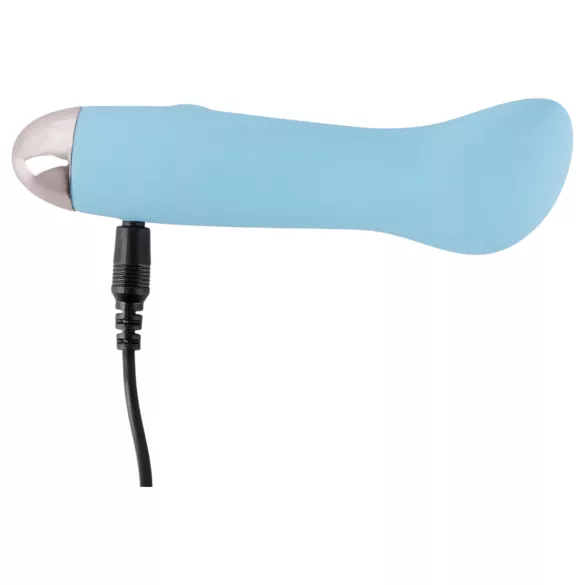 You2Toys - Cuties Mini Blue - akumuliatorinis G-taško vibratorius (turkio spalvos)