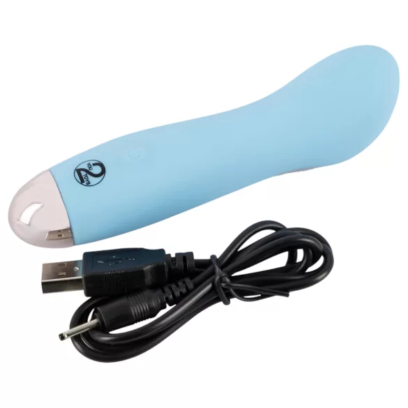 You2Toys - Cuties Mini Blue - akumuliatorinis G-taško vibratorius (turkio spalvos)