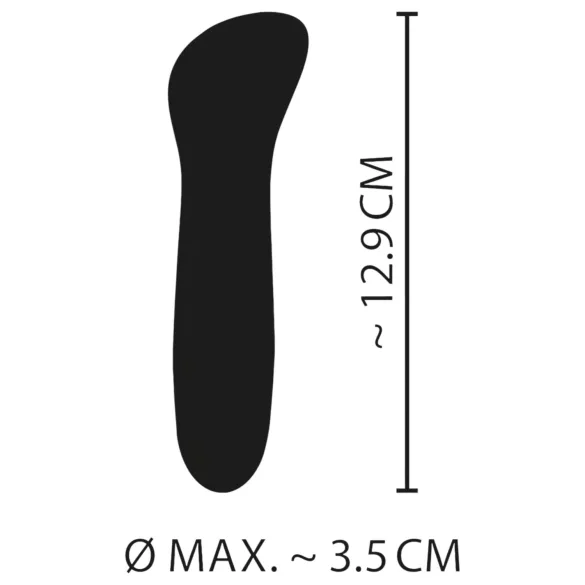 You2Toys - Cuties Mini Blue - akumuliatorinis G-taško vibratorius (turkio spalvos)