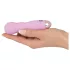 You2Toys - Cuties Mini Rose - įkraunamas, banguotas vibratorius (rožinis)
