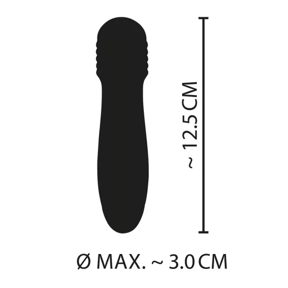You2Toys - Cuties Mini Wand - įkraunamas mini masažinis vibratorius (žalias)