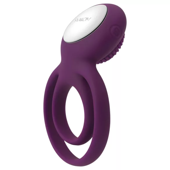 Svakom Tammy - vibruojantis penio ir sėklidžių žiedas - įkraunamas, violetinis